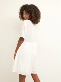Kaffe Sommerkleid Tara 10507499 Weiß A-Line Fit -Deutschland Kleid Zart Verkaufs-Shop kaffe sommerkleid tara 10507499 weiss a line fit 2