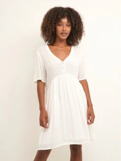 Kaffe Sommerkleid Tara 10507499 Weiß A-Line Fit