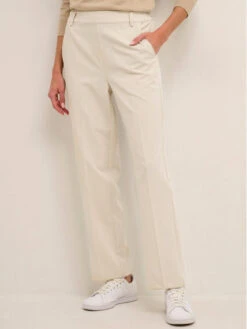 Kaffe Stoffhose Sakura 10506858 Weiß Relaxed Fit