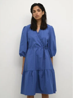 Kleid Für Den Alltag Gelia 10104318 Blau A-Line Fit