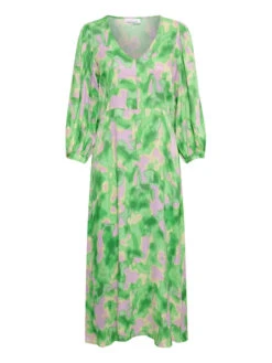 Sommerkleid Honey 10104259 Grün Feminine Fit -Deutschland Kleid Zart Verkaufs-Shop karen by simonsen sommerkleid honey 10104259 grun feminine fit 4