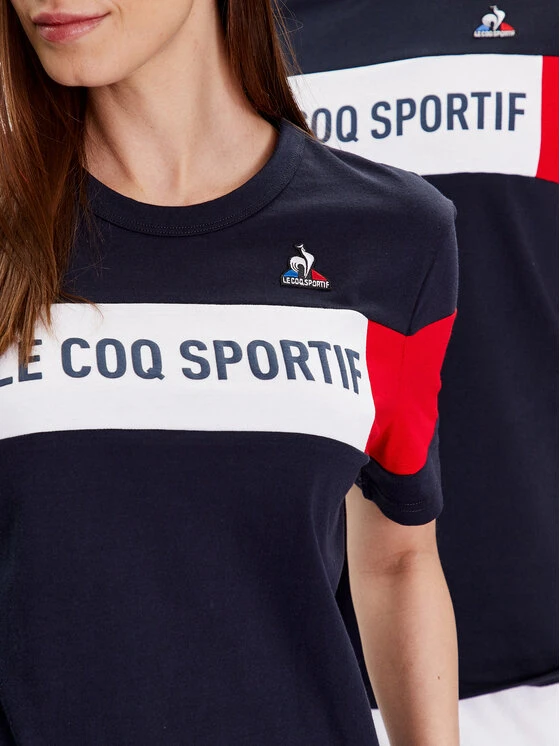 Le Coq Sportif T-Shirt Unisex 2310010 Dunkelblau Regular Fit 6 Le Coq Sportif T-Shirt Unisex 2310010 Dunkelblau Regular Fit – Bild 4