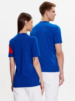 Le Coq Sportif T-Shirt Unisex 2310011 Blau Regular Fit -Deutschland Kleid Zart Verkaufs-Shop le coq sportif t shirt unisex 2310011 blau regular fit 2