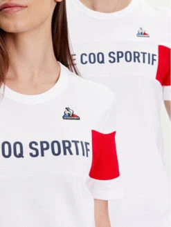 Le Coq Sportif T-Shirt Unisex 2310012 Weiß Regular Fit -Deutschland Kleid Zart Verkaufs-Shop le coq sportif t shirt unisex 2310012 weiss regular fit 3