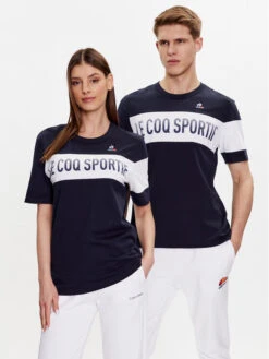 Le Coq Sportif T-Shirt Unisex 2310360 Dunkelblau Regular Fit