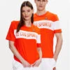 Le Coq Sportif T-Shirt Unisex 2310362 Orange Regular Fit