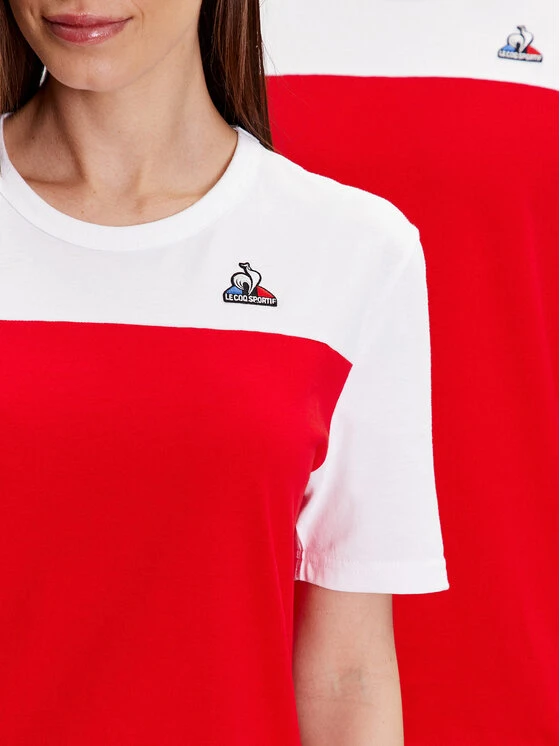 Le Coq Sportif T-Shirt Unisex 2310366 Rot Regular Fit 6 Le Coq Sportif T-Shirt Unisex 2310366 Rot Regular Fit – Bild 4