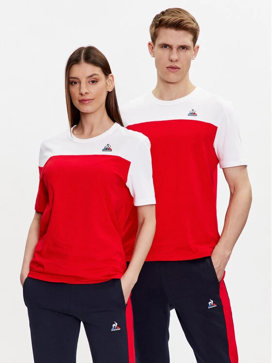 Le Coq Sportif T-Shirt Unisex 2310366 Rot Regular Fit 3 Le Coq Sportif T-Shirt Unisex 2310366 Rot Regular Fit
