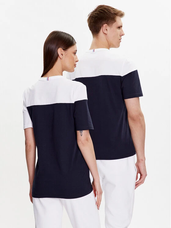 Le Coq Sportif T-Shirt Unisex 2310518 Dunkelblau Regular Fit 5 Le Coq Sportif T-Shirt Unisex 2310518 Dunkelblau Regular Fit – Bild 3