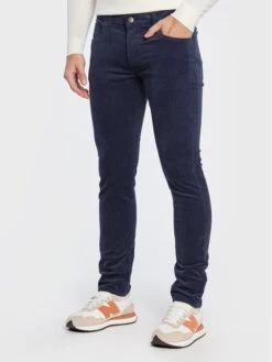 Lee Stoffhose Luke L719AX11 Dunkelblau Slim Fit