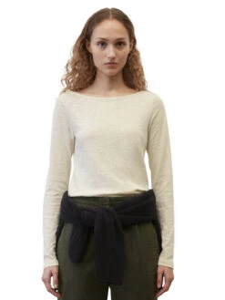 Marc O'Polo Bluse 301226152199 Weiß Regular Fit