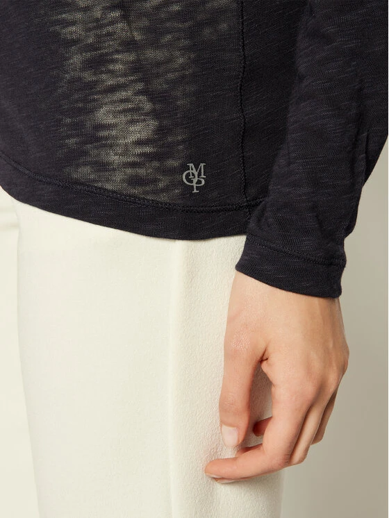 Marc O'Polo Bluse B01 2261 52033 Dunkelblau Regular Fit 6 Marc O'Polo Bluse B01 2261 52033 Dunkelblau Regular Fit – Bild 4