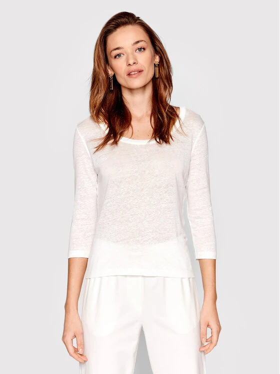 Marella Bluse Gift 39710724 Weiß Regular Fit 3 Marella Bluse Gift 39710724 Weiß Regular Fit