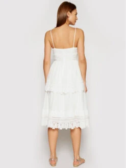 Marella Sommerkleid Pelago 32210312 Weiß Regular Fit -Deutschland Kleid Zart Verkaufs-Shop marella kleid fur den alltag pelago 32210312 weiss regular fit 2