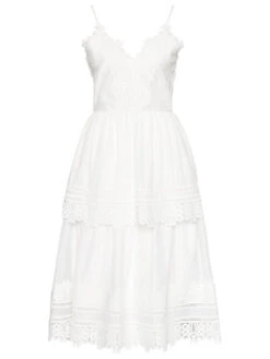 Marella Sommerkleid Pelago 32210312 Weiß Regular Fit -Deutschland Kleid Zart Verkaufs-Shop marella kleid fur den alltag pelago 32210312 weiss regular fit 4