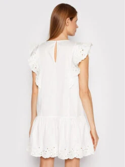 Marella Sommerkleid Eva 32210521 Weiß Regular Fit -Deutschland Kleid Zart Verkaufs-Shop marella sommerkleid eva 32210521 weiss regular fit 2