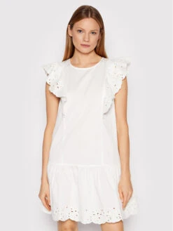 Marella Sommerkleid Eva 32210521 Weiß Regular Fit