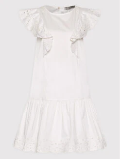 Marella Sommerkleid Eva 32210521 Weiß Regular Fit -Deutschland Kleid Zart Verkaufs-Shop marella sommerkleid eva 32210521 weiss regular fit 4