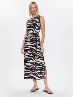 Marella Sommerkleid Malizia 2336210234 Schwarz Regular Fit