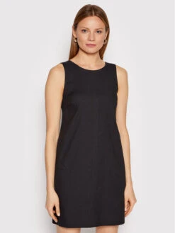 Marella Sommerkleid Yak 32213022 Schwarz Regular Fit