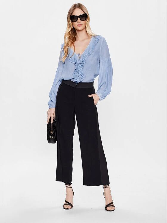 Marella Stoffhose Grace 2331310533 Schwarz Regular Fit 4 Marella Stoffhose Grace 2331310533 Schwarz Regular Fit – Bild 2