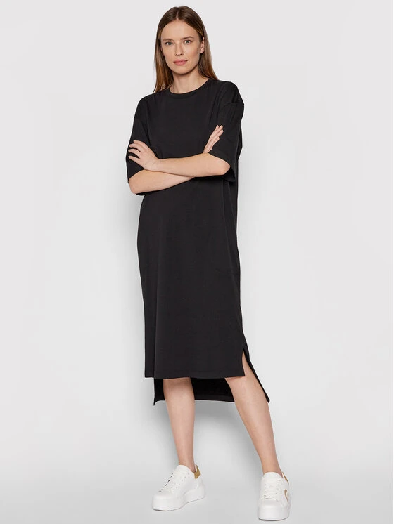 MAX & Co. Kleid Für Den Alltag 76248221 Schwarz Relaxed Fit 4 MAX & Co. Kleid Für Den Alltag 76248221 Schwarz Relaxed Fit – Bild 2