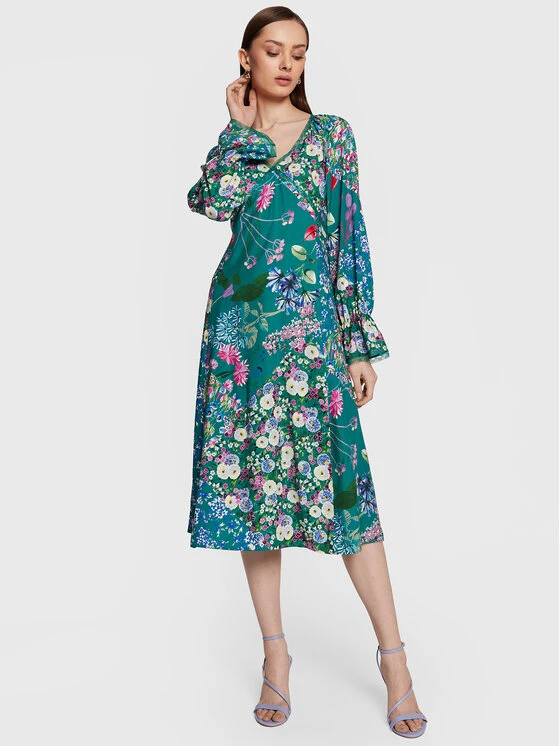 MAX & Co. Kleid Für Den Alltag Tutore 72210423 Grün Regular Fit 4 MAX & Co. Kleid Für Den Alltag Tutore 72210423 Grün Regular Fit – Bild 2