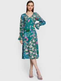 MAX & Co. Kleid Für Den Alltag Tutore 72210423 Grün Regular Fit