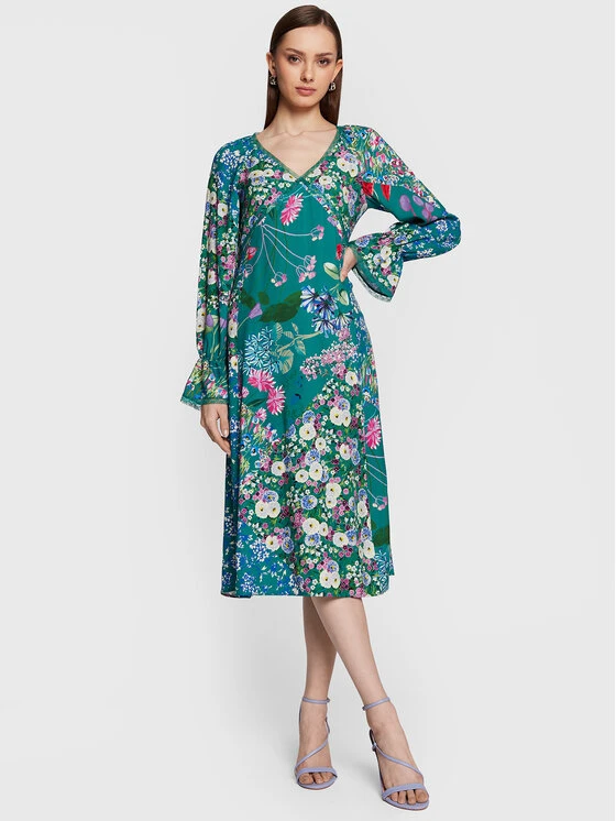 MAX & Co. Kleid Für Den Alltag Tutore 72210423 Grün Regular Fit 3 MAX & Co. Kleid Für Den Alltag Tutore 72210423 Grün Regular Fit