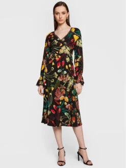 MAX & Co. Kleid Für Den Alltag Tutore 72210423 Schwarz Regular Fit