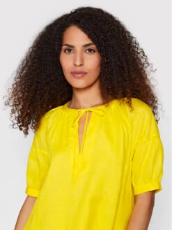 MAX & Co. Sommerkleid Miriam 72211522 Gelb Relaxed Fit -Deutschland Kleid Zart Verkaufs-Shop max co sommerkleid miriam 72211522 gelb relaxed fit 3