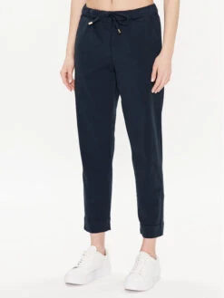 Max Mara Leisure Stoffhose Cubano 23313103 Dunkelblau Regular Fit