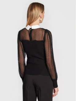 MORGAN Bluse 222-MZANA Schwarz Regular Fit -Deutschland Kleid Zart Verkaufs-Shop morgan bluse 222 mzana schwarz regular fit 2