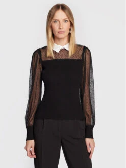 MORGAN Bluse 222-MZANA Schwarz Regular Fit