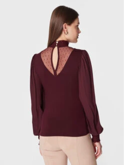 MORGAN Bluse 222-TONY Dunkelrot Regular Fit -Deutschland Kleid Zart Verkaufs-Shop morgan bluse 222 tony dunkelrot regular fit 2