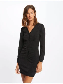 MORGAN Kleid Für Den Alltag 212-RMCOOL Schwarz Slim Fit