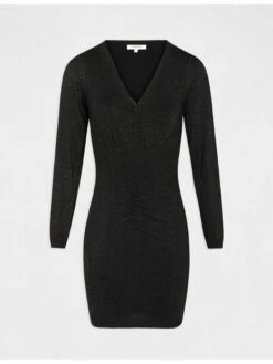 MORGAN Kleid Für Den Alltag 212-RMCOOL Schwarz Slim Fit -Deutschland Kleid Zart Verkaufs-Shop morgan kleid fur den alltag 212 rmcool schwarz slim fit 5