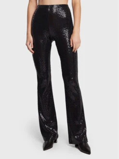 MSGM Stoffhose 3341MDP14 227628 Schwarz Regular Fit