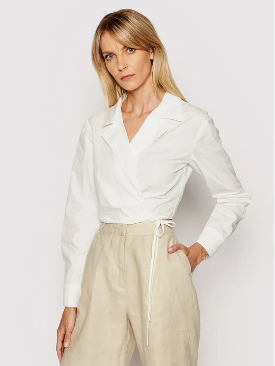 NA-KD Bluse 1018-006811-0001-581 Weiß Regular Fit 3 NA-KD Bluse 1018-006811-0001-581 Weiß Regular Fit