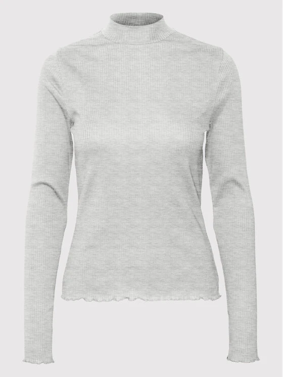 Noisy May Bluse Drakey 27021338 Grau Slim Fit 5 Noisy May Bluse Drakey 27021338 Grau Slim Fit – Bild 3