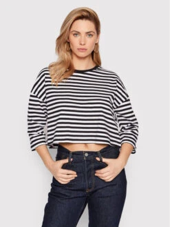 Noisy May Bluse Nelly 27020540 Weiß Relaxed Fit