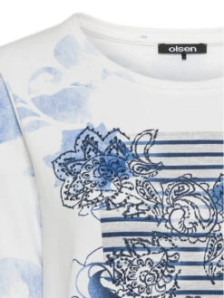 Olsen Bluse 11201505 Blau Regular Fit -Deutschland Kleid Zart Verkaufs-Shop olsen bluse 11201505 blau regular fit 2