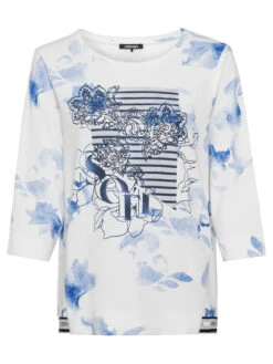 Olsen Bluse 11201505 Blau Regular Fit