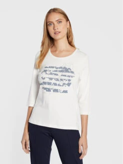 Olsen Bluse Edda 11100069 Weiß Shaped Fit