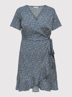 ONLY CARMAKOMA Sommerkleid Livia 15252210 Blau Regular Fit -Deutschland Kleid Zart Verkaufs-Shop only carmakoma sommerkleid livia 15252210 blau regular fit 4