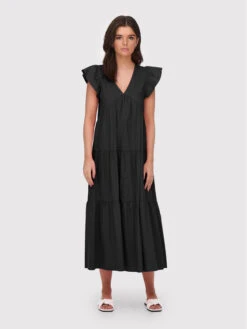 ONLY Sommerkleid Lindsey 15256487 Schwarz Regular Fit