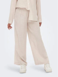 ONLY Stoffhose 15259590 Beige Straight Fit