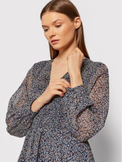 Pepe Jeans Kleid Für Den Alltag Clara PL952917 Dunkelblau Slim Fit -Deutschland Kleid Zart Verkaufs-Shop pepe jeans kleid fur den alltag clara pl952917 dunkelblau slim fit 3