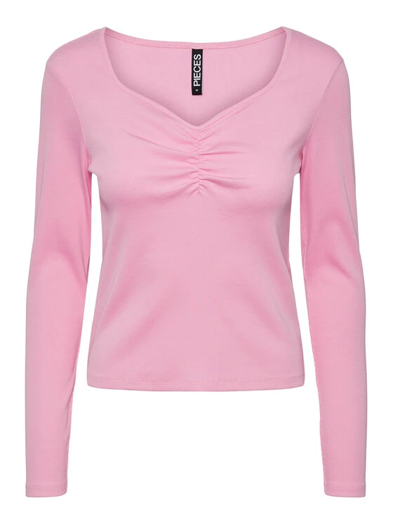 Pieces Bluse 17135564 Violett Slim Fit 7 Pieces Bluse 17135564 Violett Slim Fit – Bild 5