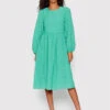 Pieces Kleid Für Den Alltag Felicia 17127486 Grün Relaxed Fit -Deutschland Kleid Zart Verkaufs-Shop pieces kleid fur den alltag felicia 17127486 grun relaxed fit
